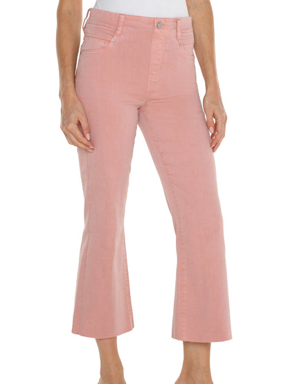 Liverpool Gia Glider Crop Flare Jean