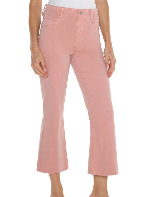 Liverpool Gia Glider Crop Flare Jean