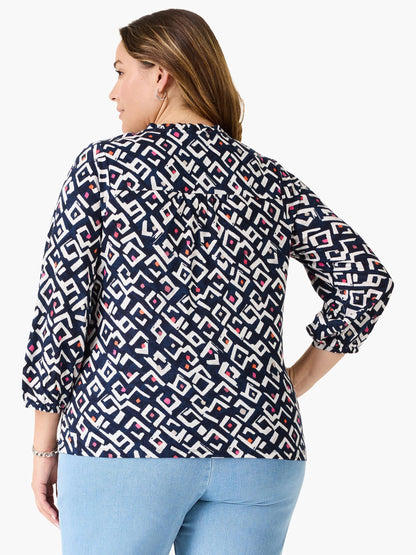 Indigo Angles Top