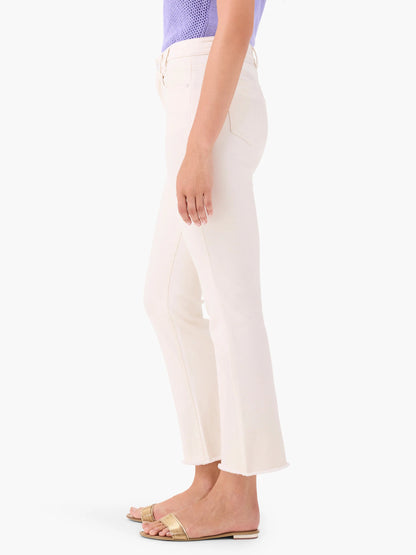 Mid Rise Demi Boot Cropped Jeans