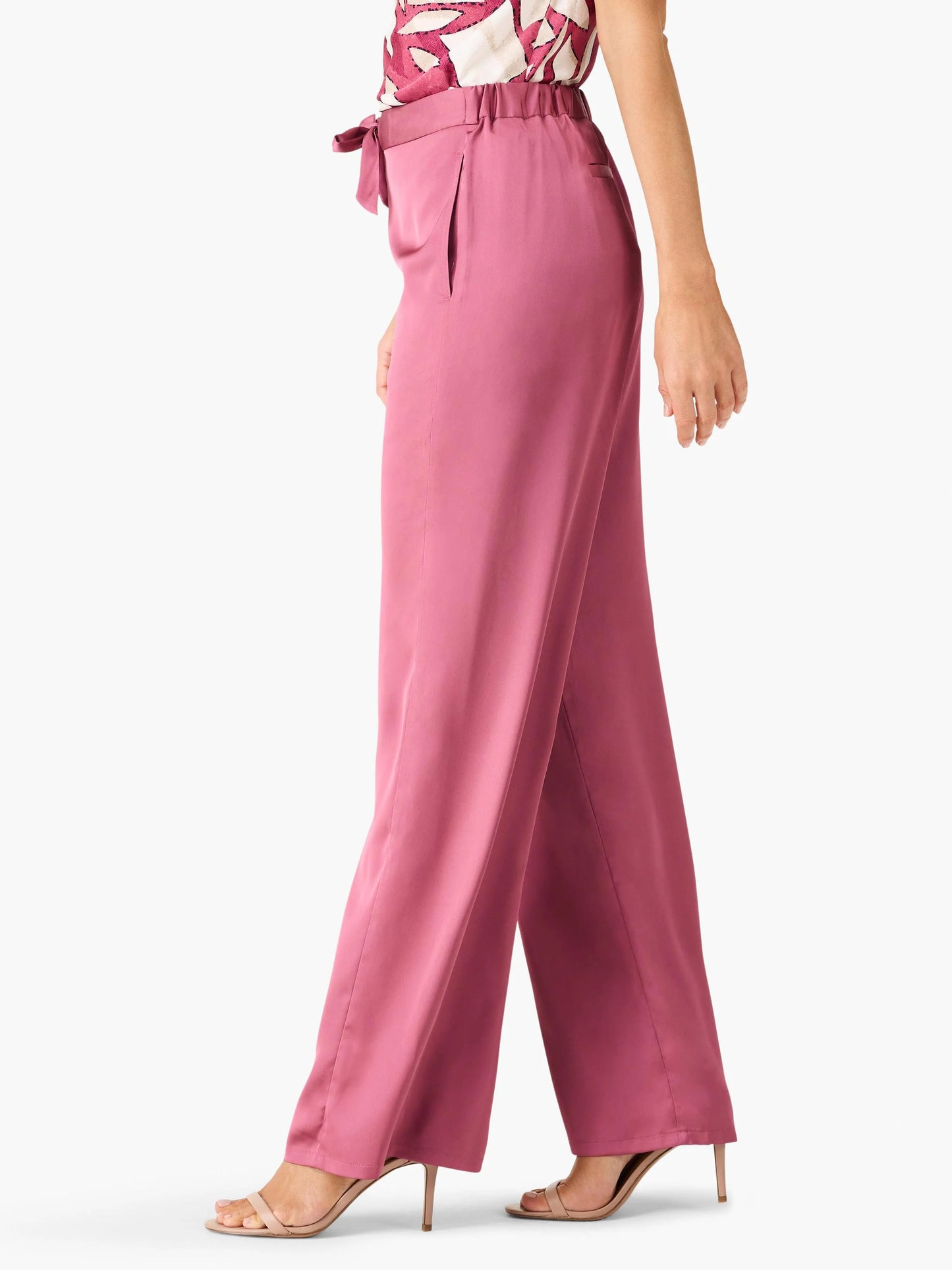 Crepe Wide Leg Pant