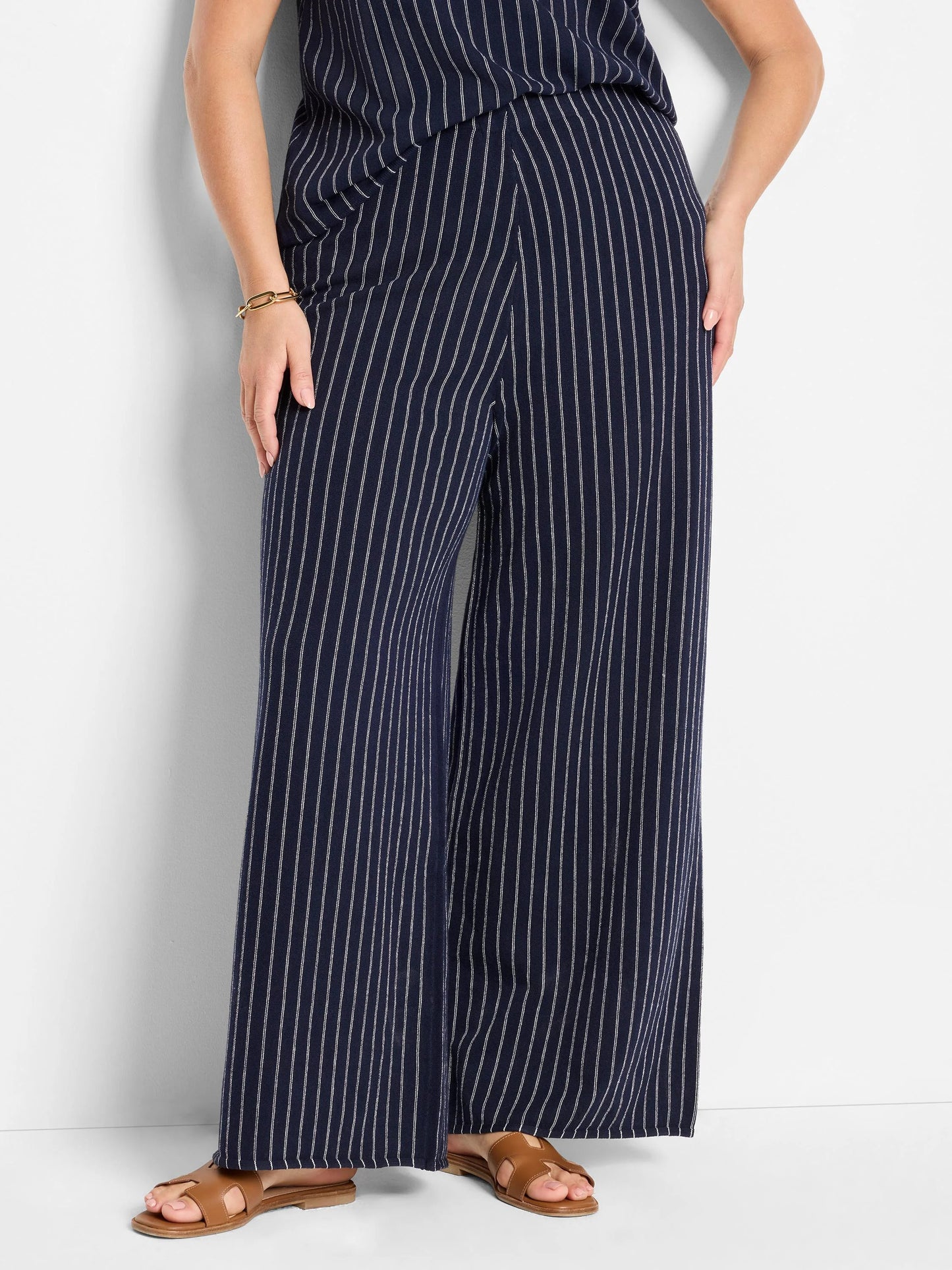 Destination Stripe Wide-Leg Pant
