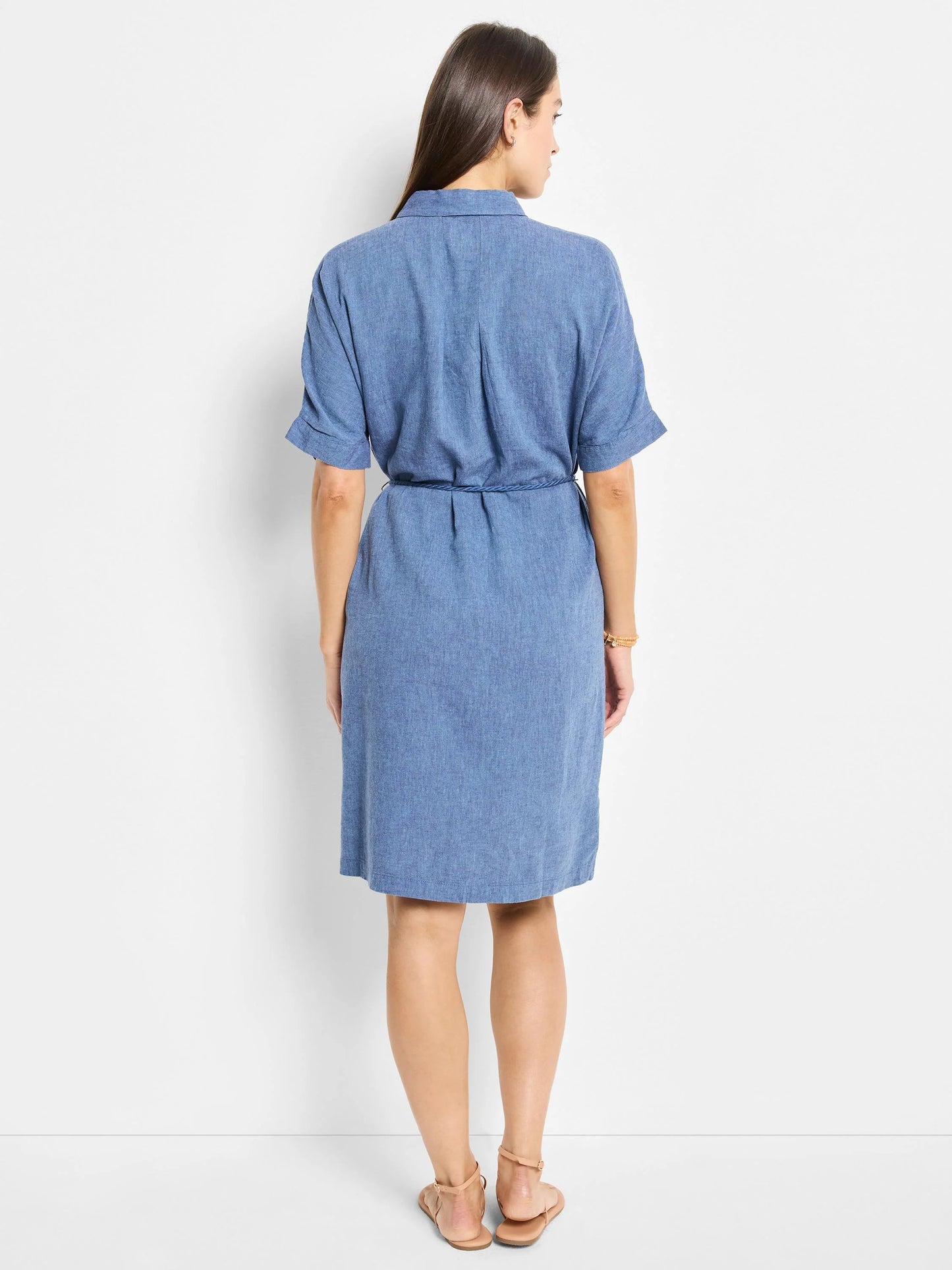 Rumba Linen Belted Devon Dress