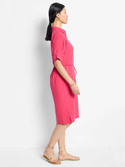 Rumba Linen Belted Devon Dress