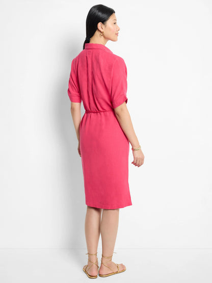 Rumba Linen Belted Devon Dress