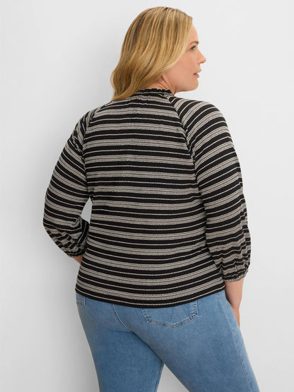 Dashing Stripe Knit Top