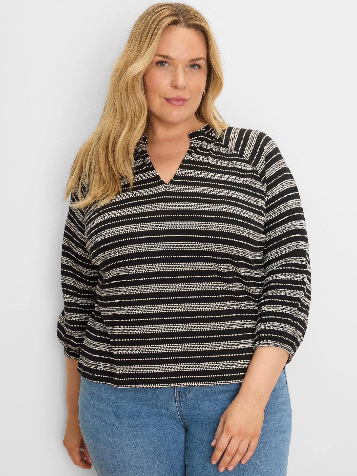 Dashing Stripe Knit Top