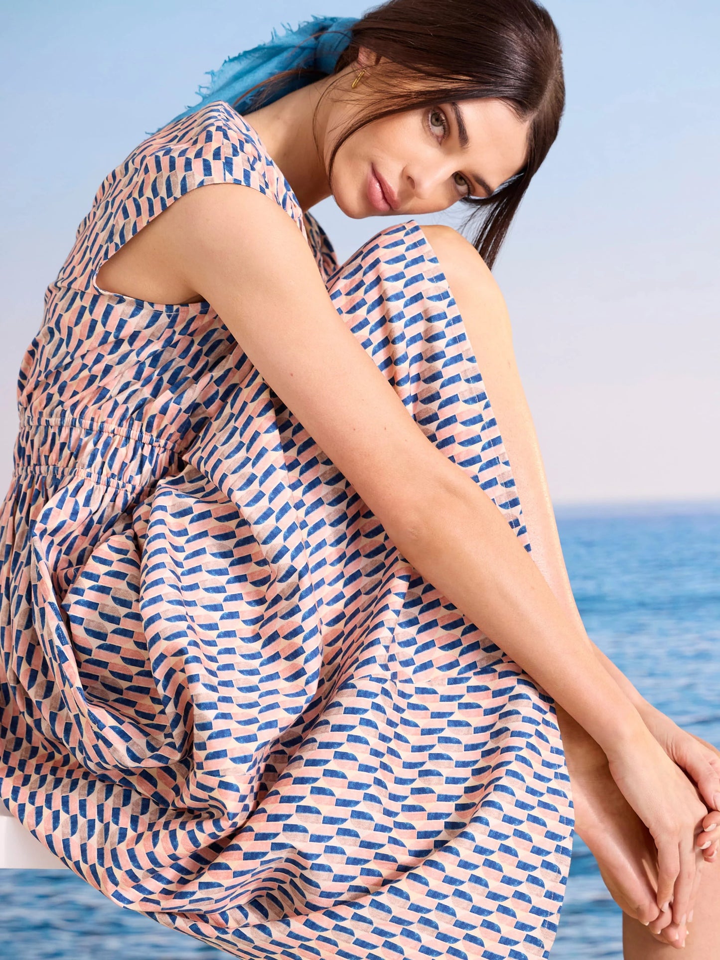 Sideways Dierdre Cap Sleeve Dress