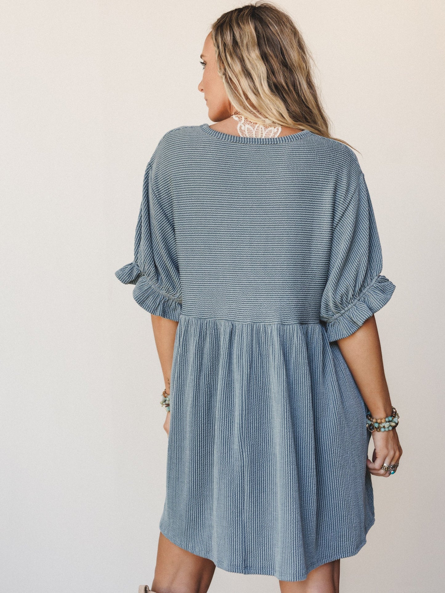 The Nest Open Sky Dress - Seafoam
