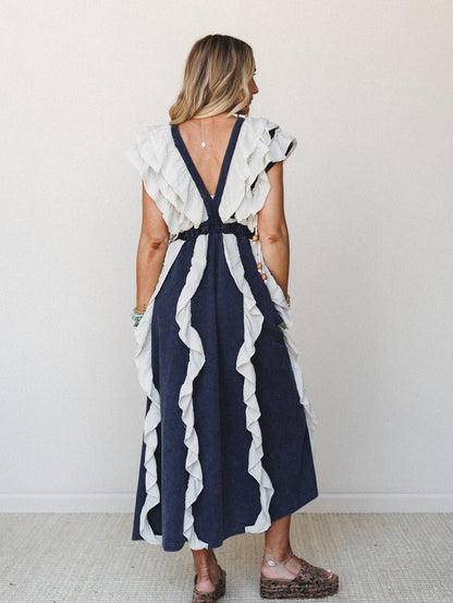 Honey Maple Dress - Washed Blue