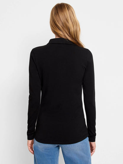 NZT Long Sleeve Polo Top