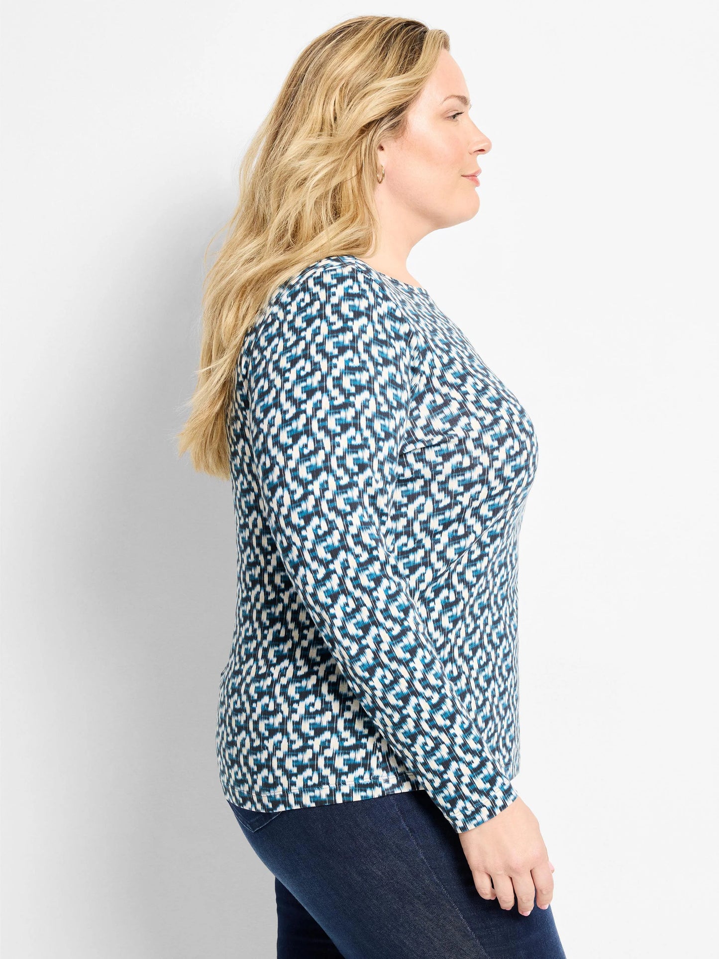 NZT Long Sleeve Printed Boat Tee