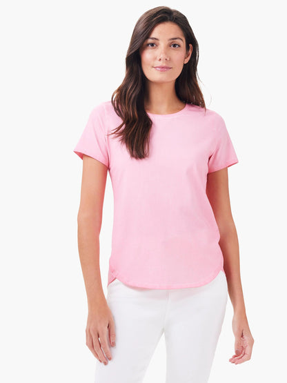 NZT Short Sleeve Shirt Tail Crew Tee