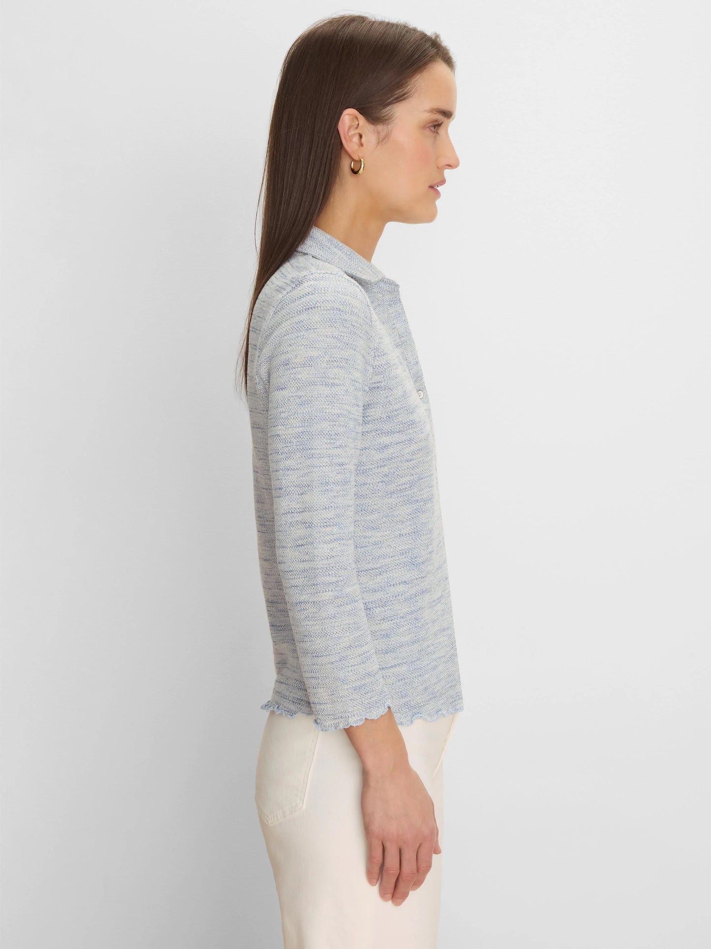 NZT Elbow Sleeve Spacedye Polo