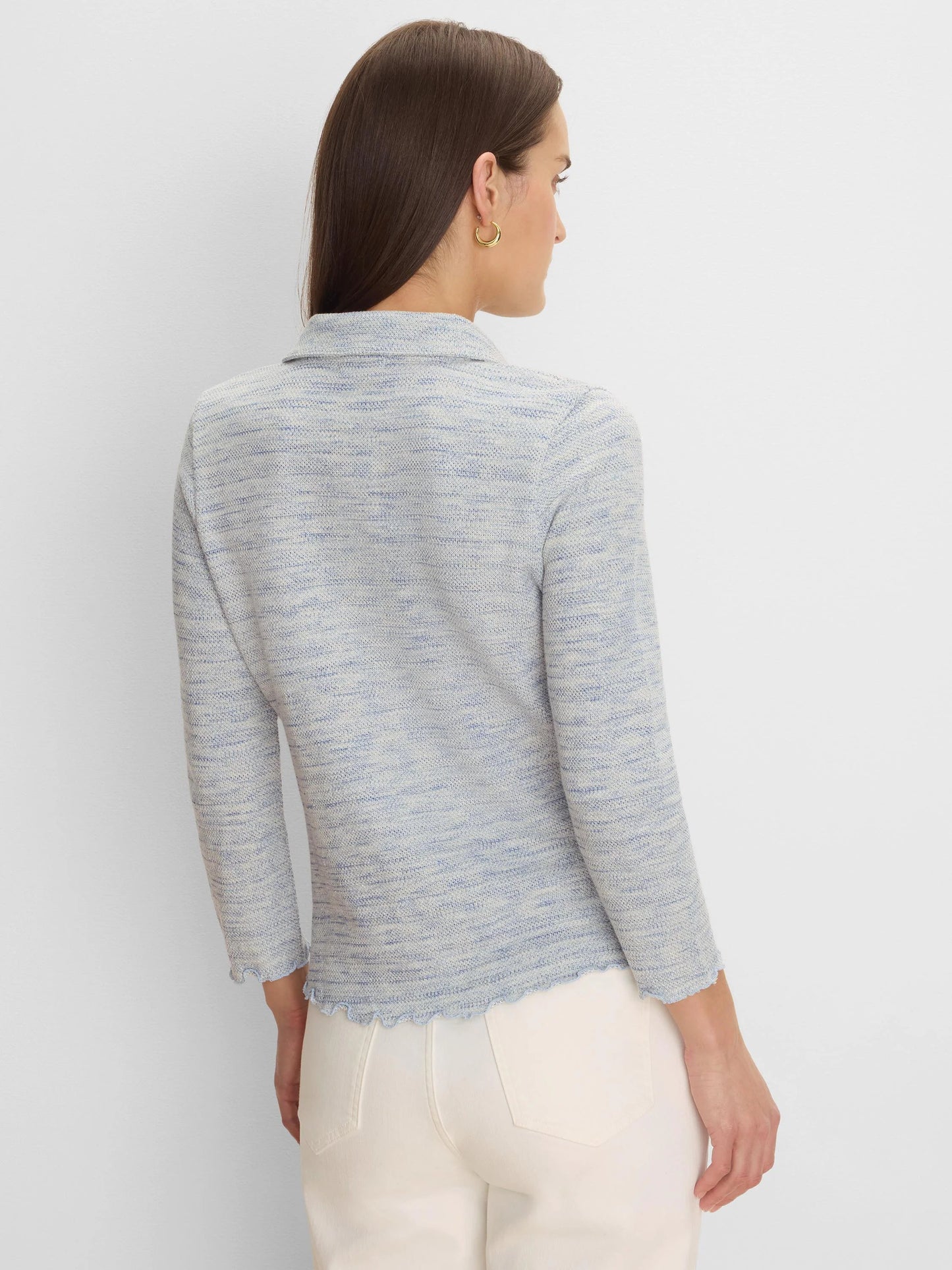 NZT Elbow Sleeve Spacedye Polo