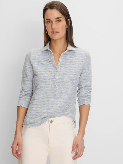 NZT Elbow Sleeve Spacedye Polo
