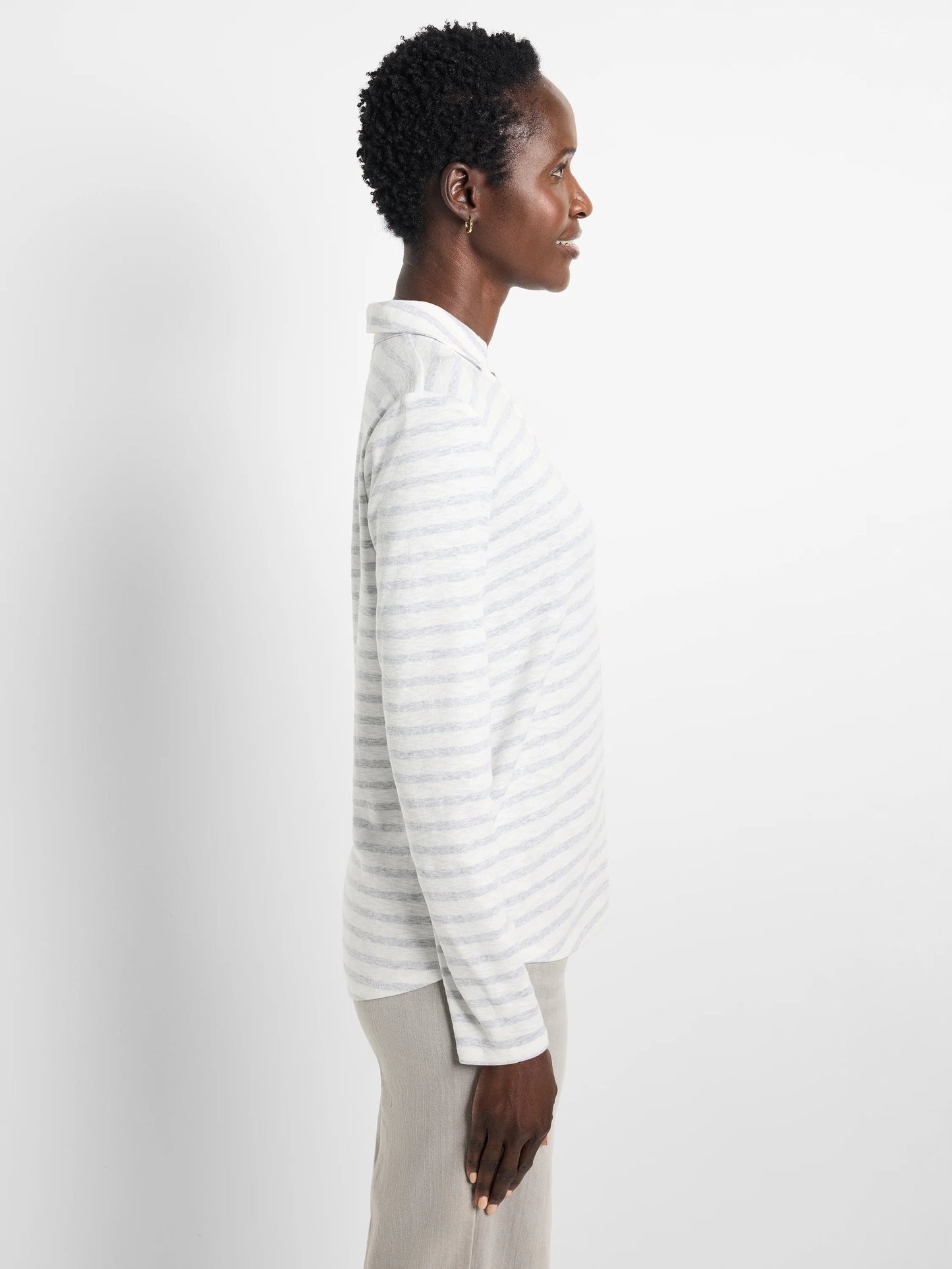 NZT Striped Easy Fit Polo