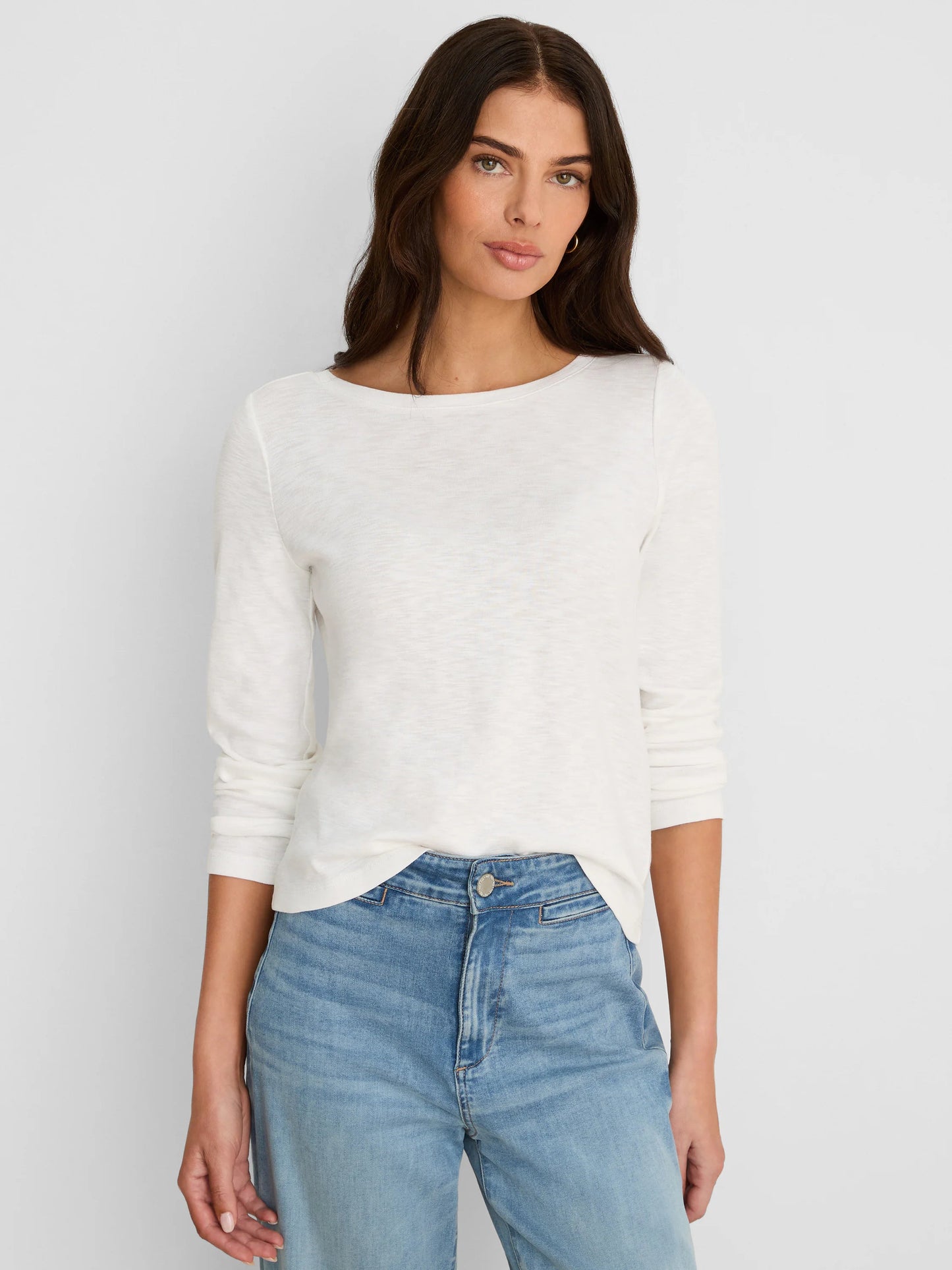 NZT Solid Cape Rib Modern Boat Tee