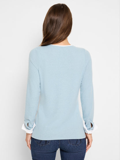 NZT Cozy Cuffed Double Layer Top