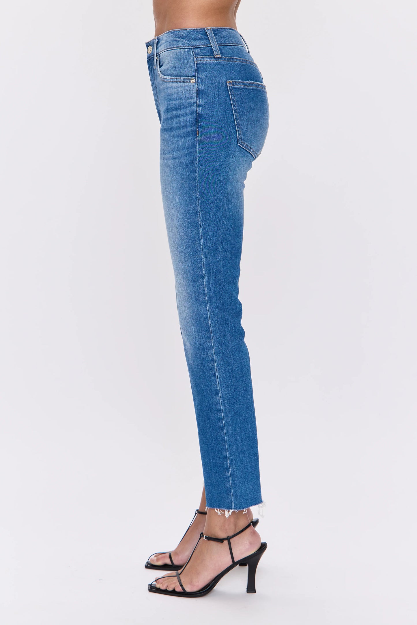 Pistola Lennon High Rise Crop Boot Jean