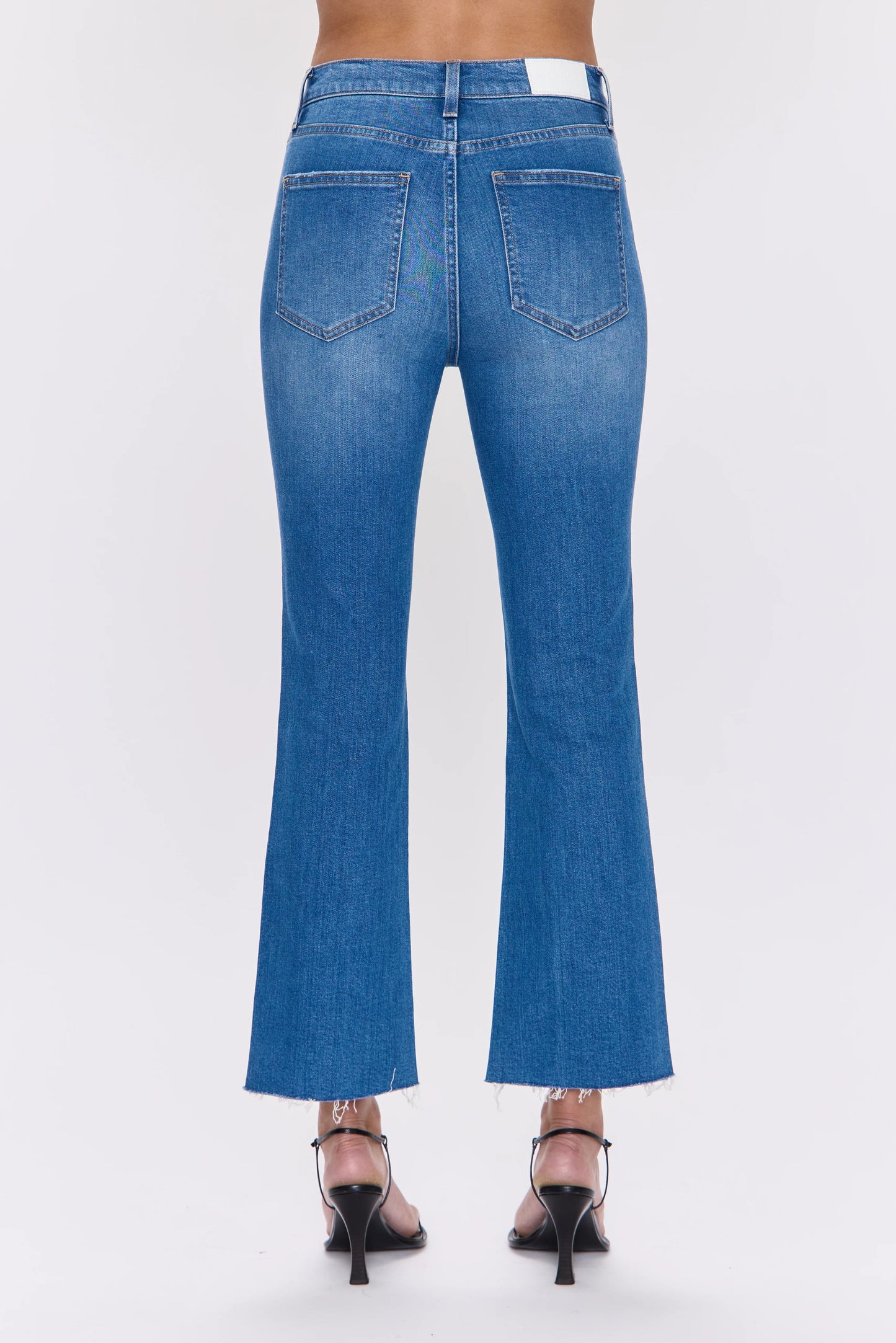 Pistola Lennon High Rise Crop Boot Jean