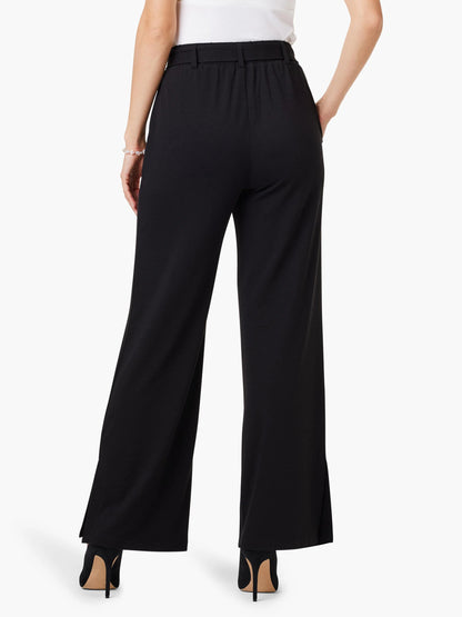 Wide Leg Polished Jersey Pant
