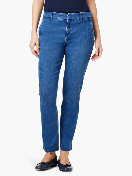 Straight Ankle Denim Trouser