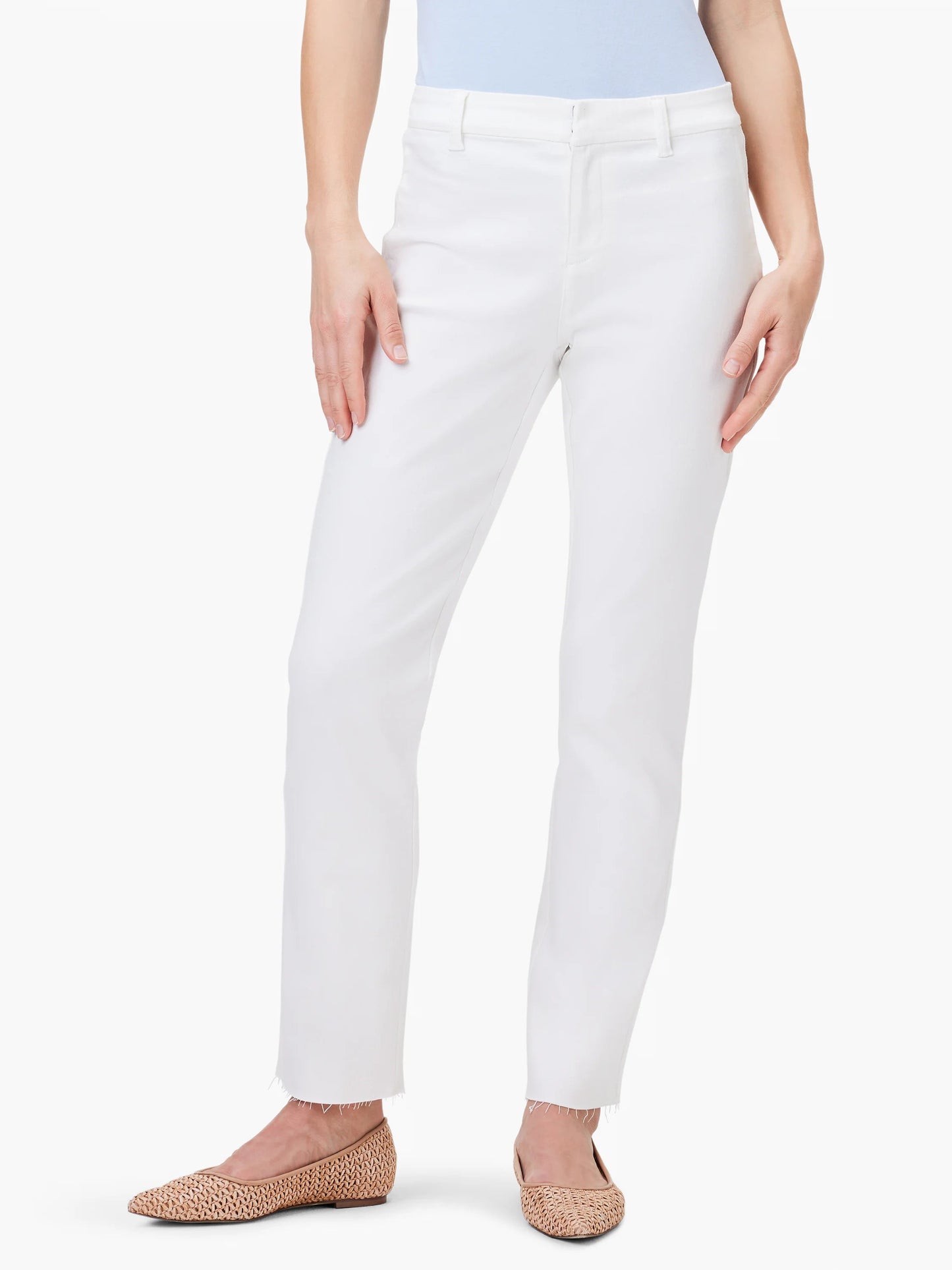 Straight Ankle Denim Trouser