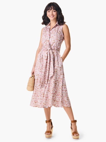 Abstract Animal Shirt Dress