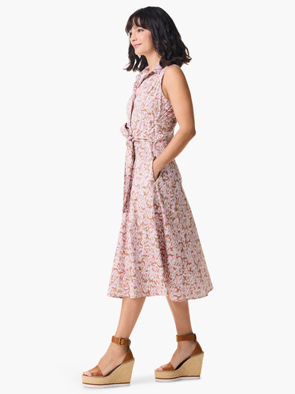 Abstract Animal Shirt Dress