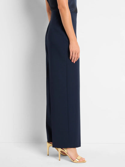 Stretch Knit Lenox Wide-Leg Pant