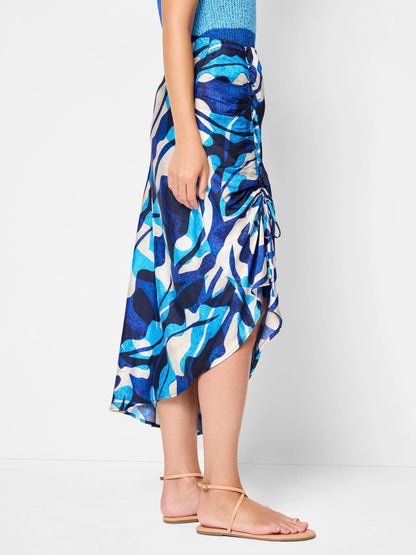 Aqua Surf Side Ruche Skirt