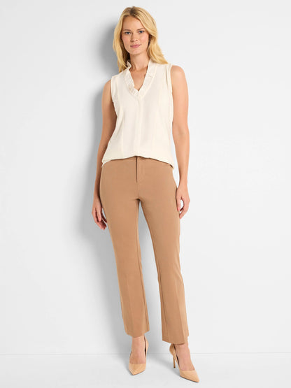 Plaza Demi Boot Cotton Bi-Stretch Ankle Pant