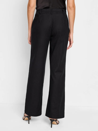 Linen Cotton Eliot Wide-Leg Pant
