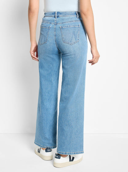 Wide Leg Weekend Ankle Jeans