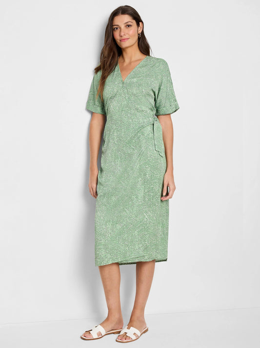 Swirling Sands Wren Wrap Dress