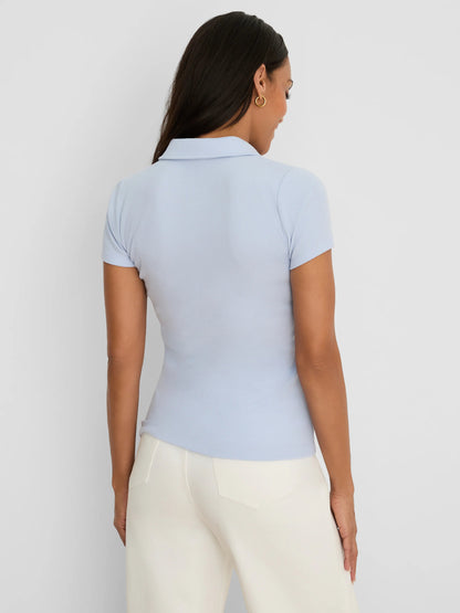 Perfect Knit Rib Short Sleeve Polo