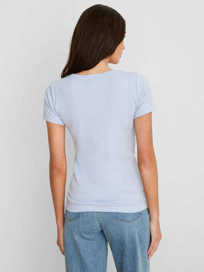 Perfect Knit Rib Short Sleeve Crew Tee