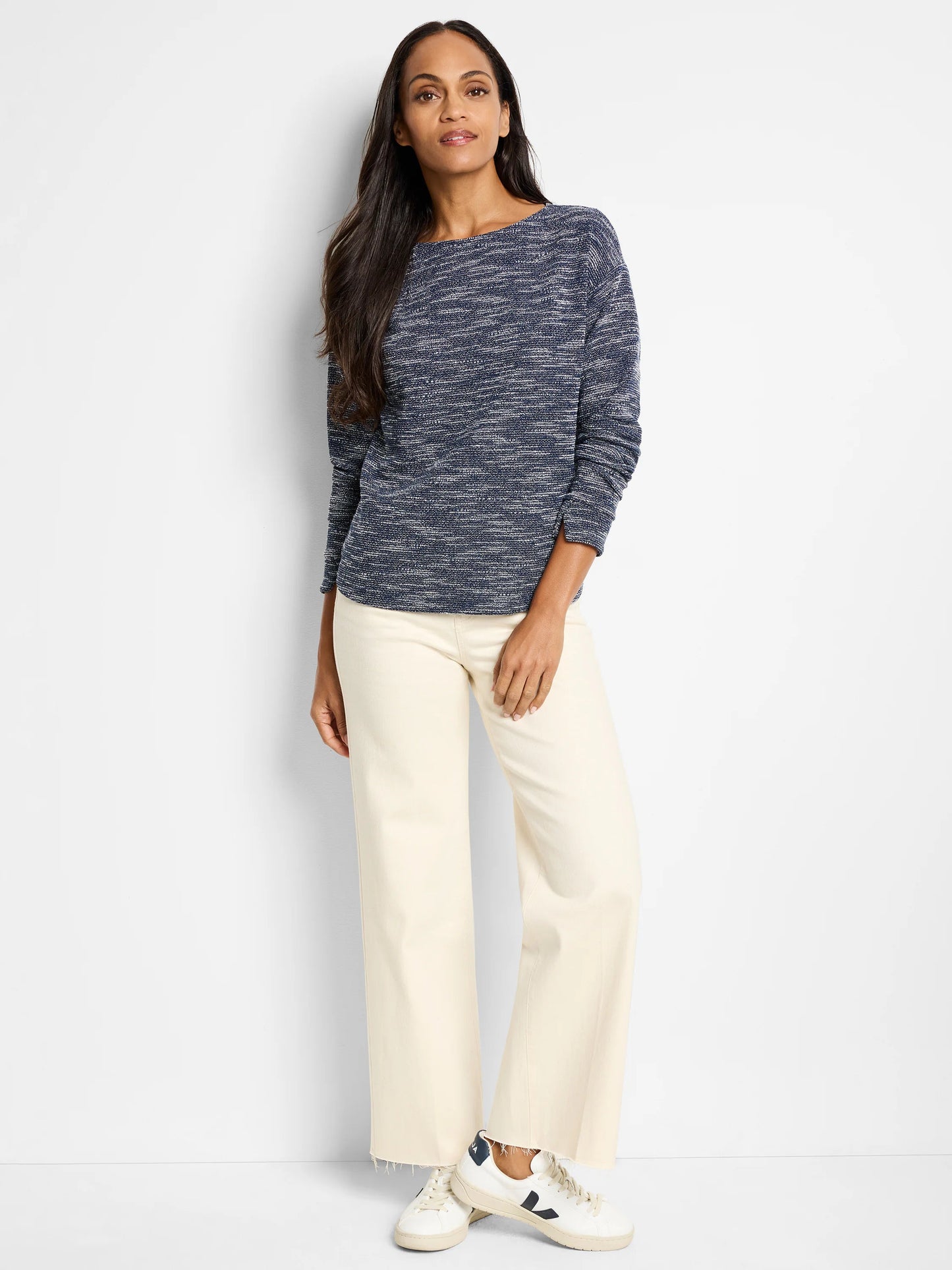Everyday Indigo Mix Top