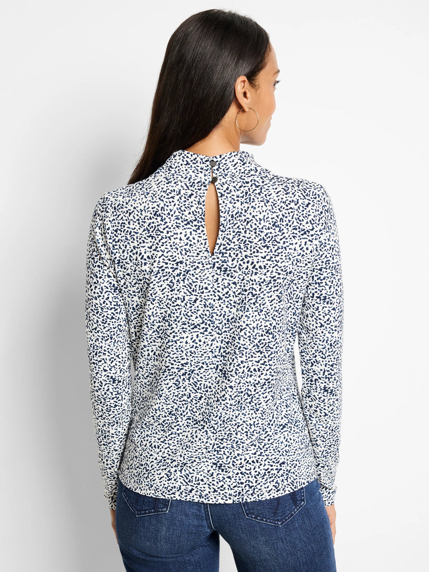 Animal Instinct Drape Neck Top