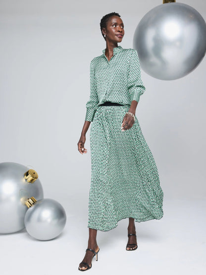 Abstract Dot Skirt