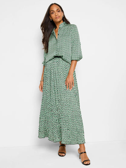 Abstract Dot Skirt