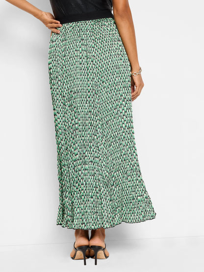 Abstract Dot Skirt