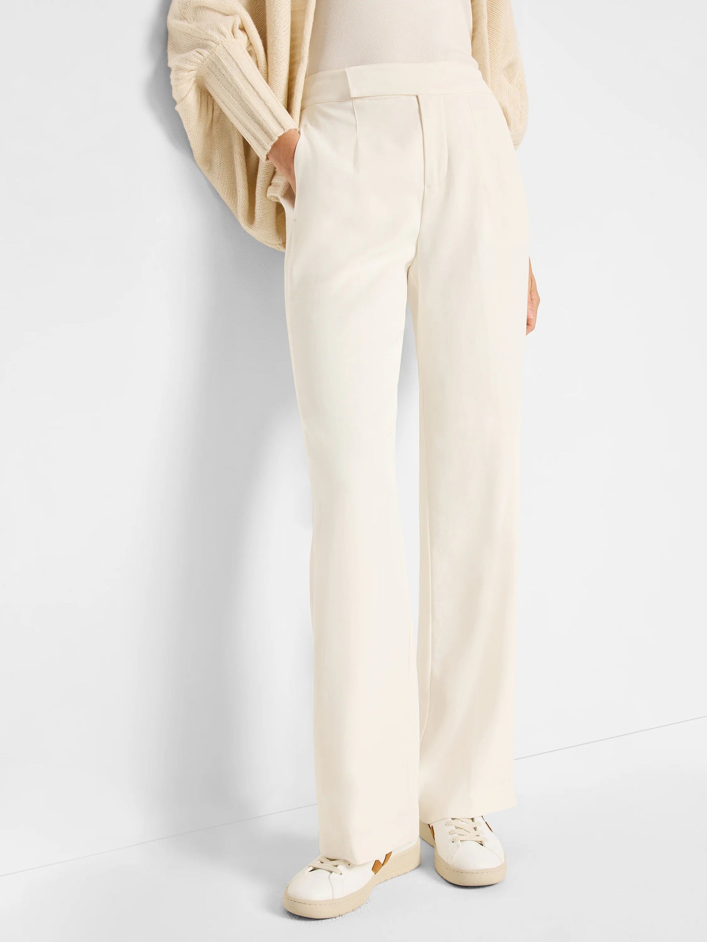 Eliot Wide Leg Cavalry Twill Trouser