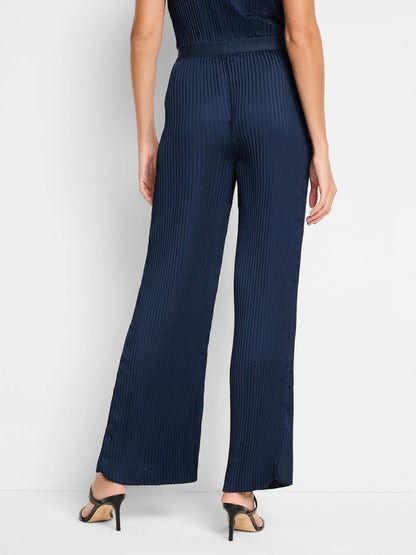 Crinkle Crepe Wide Leg Pant