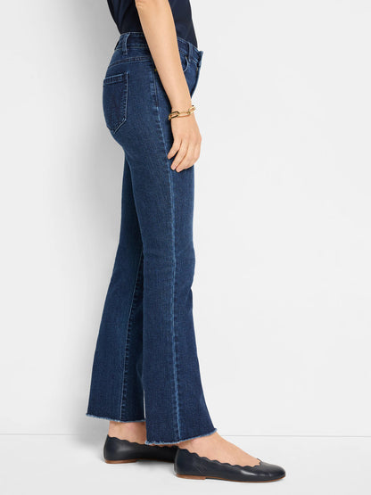 Mid Rise Demi Boot Jeans