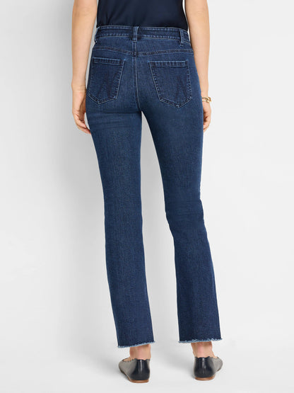 Mid Rise Demi Boot Jeans