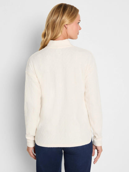 Cozy Cable Knit Top