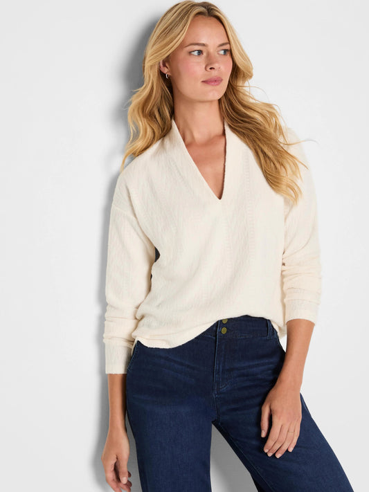 Cozy Cable Knit Top