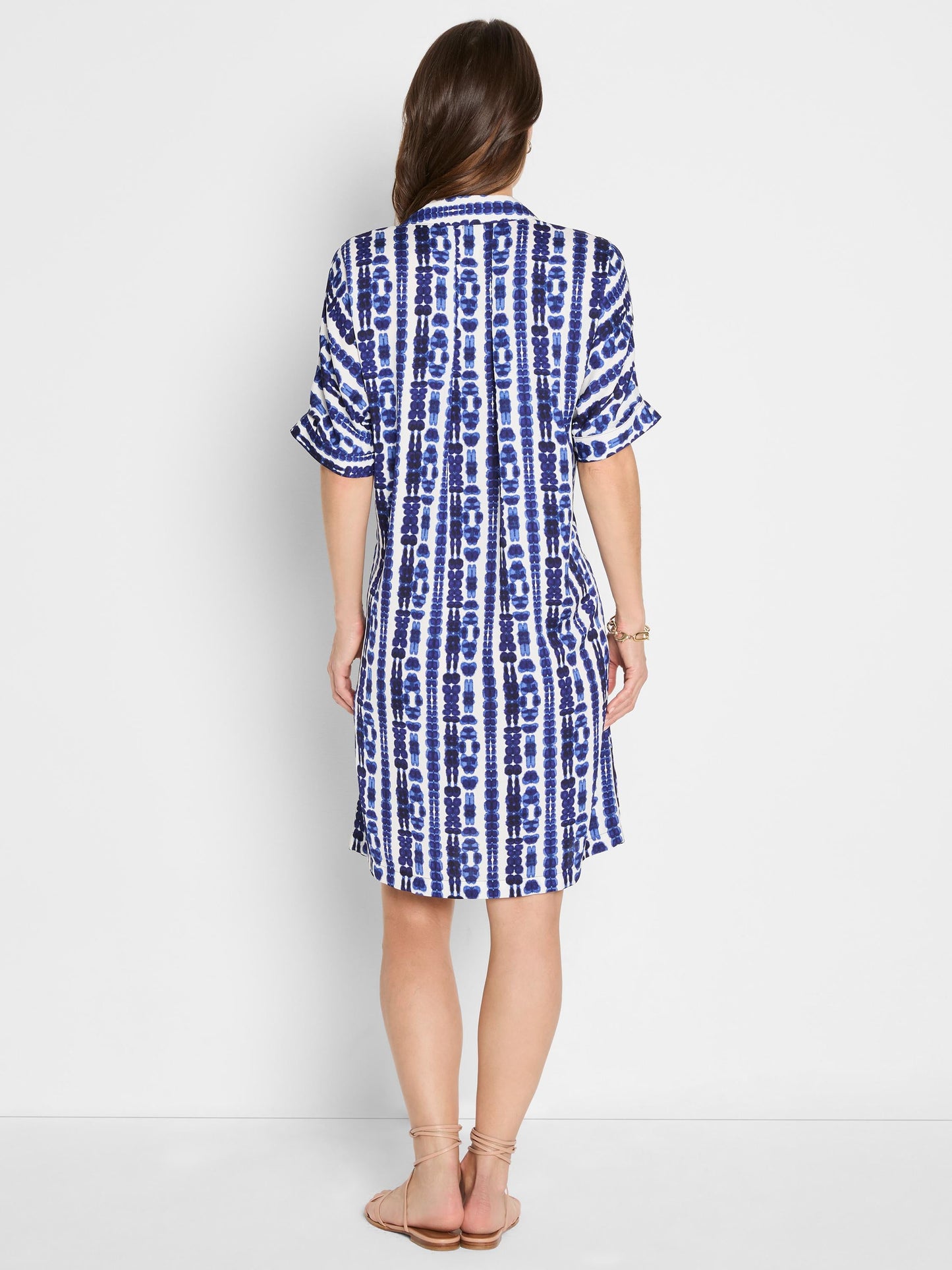 Shibori Stripe Devon Dress